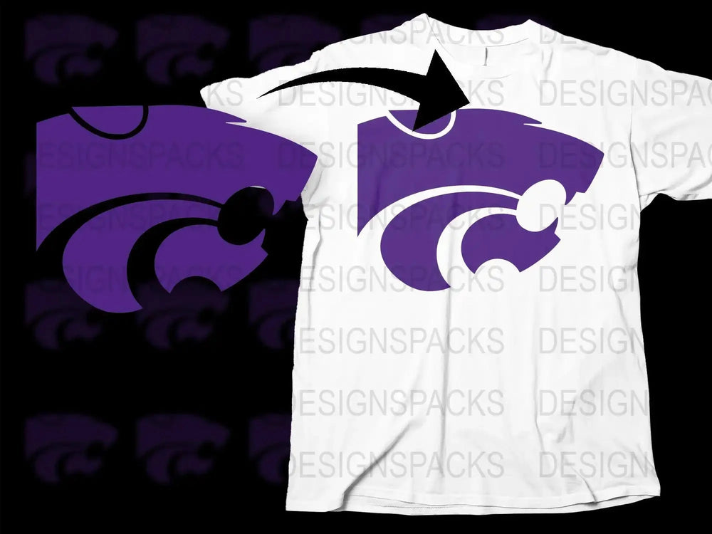 Kansas State Wildcats College Football Png Digital Download