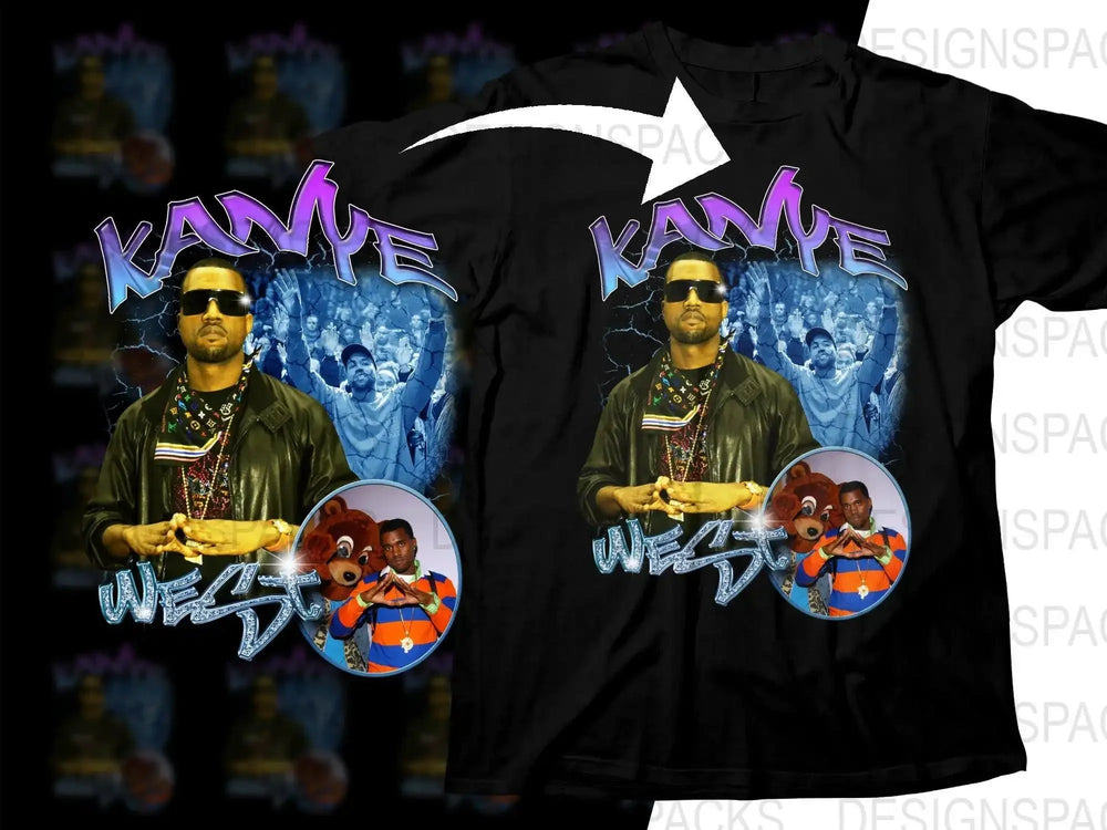 Kanye West Bootleg Graphic Design Png Digital Download