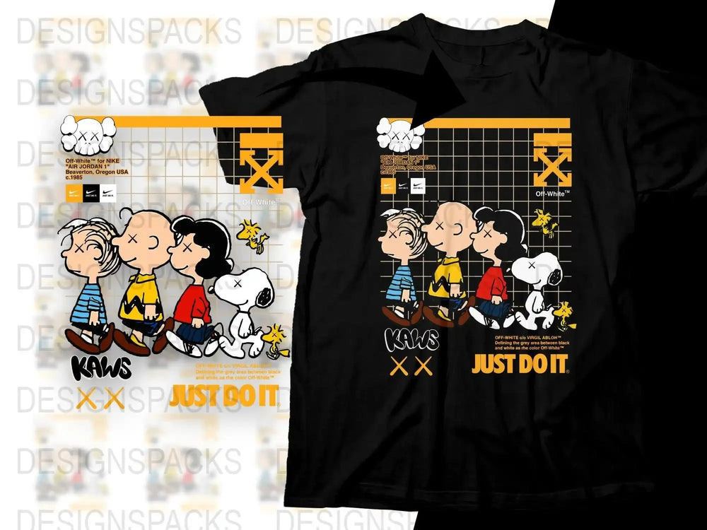 KAW Off Just Do It Peanuts Friends Png Digital Download