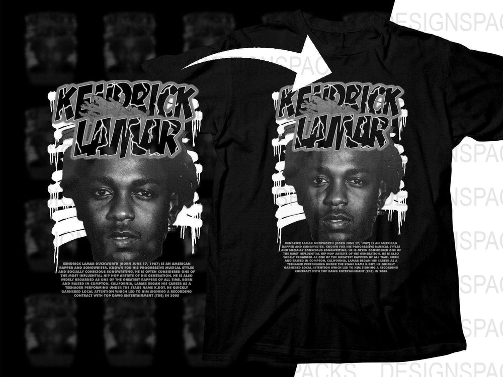 Kendrick Lamar Graphic Music Bootleg Art Png Digital Download