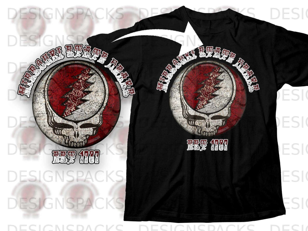 Grateful Dead Bears Est 1977 Graphic T-Shirt