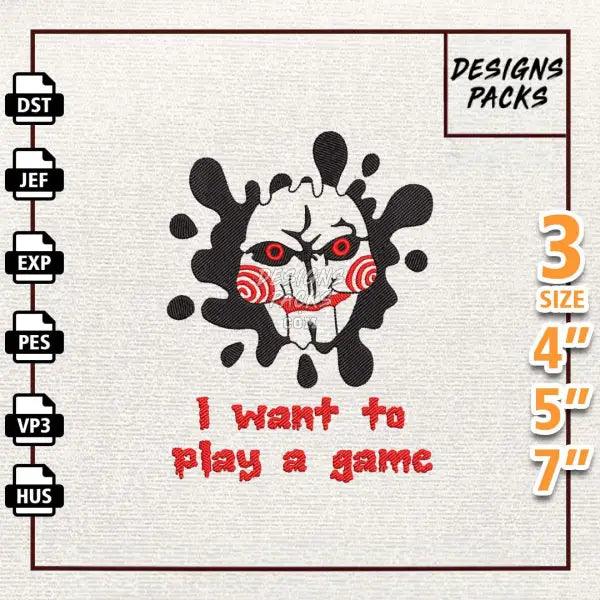 Killer Puppet Embroidery Design