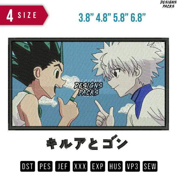Killua And Gon Embroidery Design