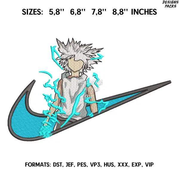 Killua Embroidery Design File, Hunter x Hunter Anime Embroidery Design, Machine  Design Pes Dst, Anime Pes Brother