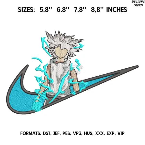 Killua Embroidery Design File, Hunter x Hunter Anime Embroidery Design, Machine  Design Pes Dst, Anime Pes Brother