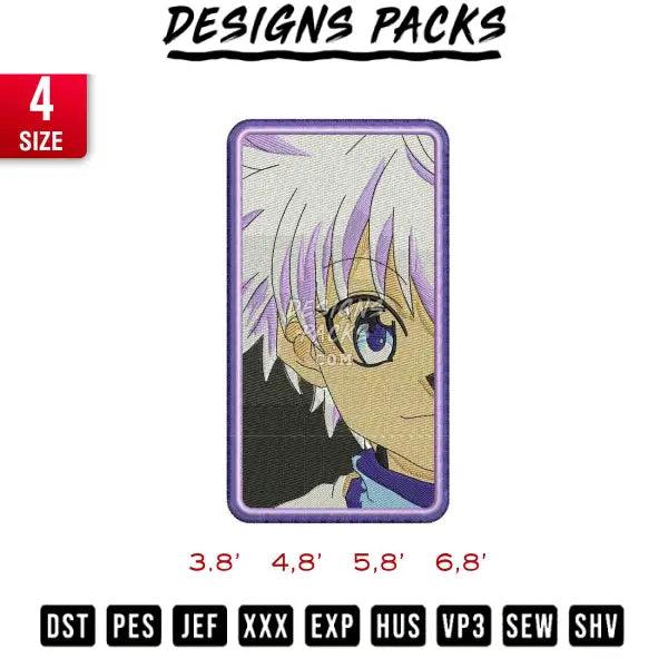 Killua Rectangle Embroidery Design 