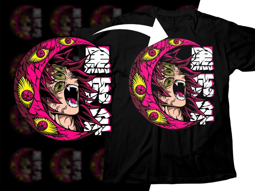 Kokushibo Head Demon Slayer Png Digital Download