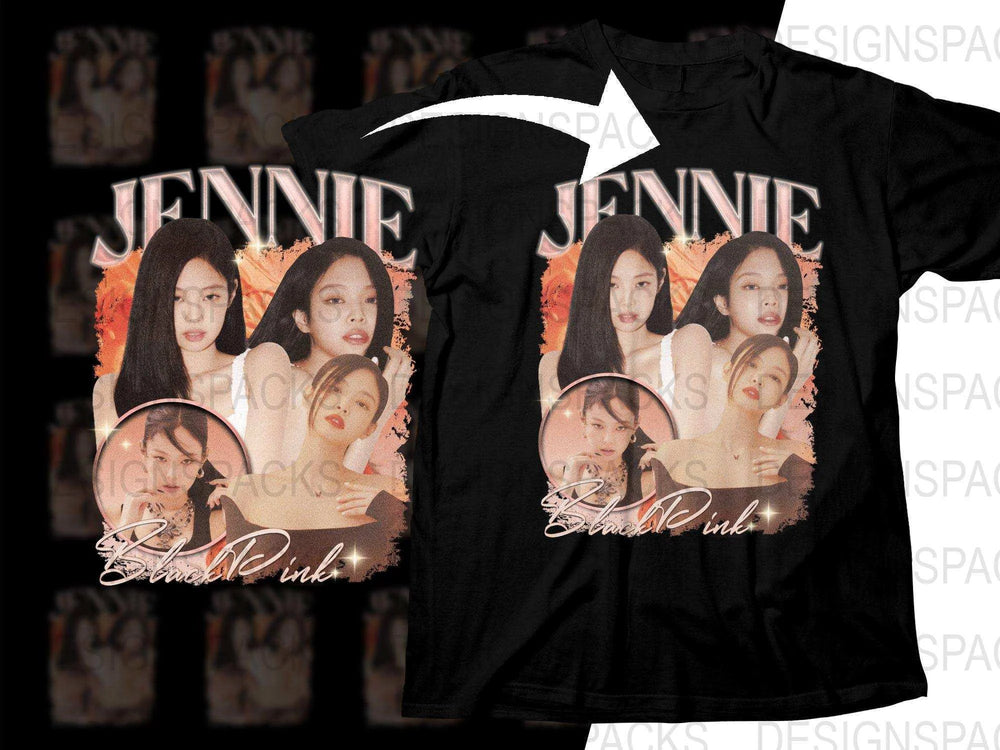 Kpop Music Fan Art of Jennie Blackpink Png Digital Download