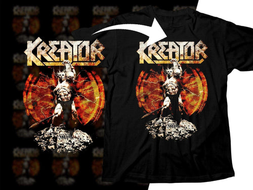 Kreator Rock Vintage Style Png Halftone Digital Download