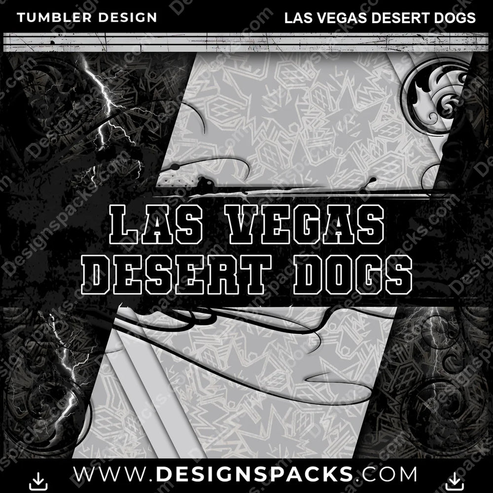 Lacrosse Elegant Las Vegas Desert Dogs PLL Lacrosse Tumbler Digital Wrap Design Download