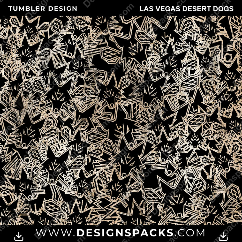 Lacrosse Logo BG Las Vegas Desert Dogs PLL Lacrosse Tumbler Digital Wrap Design Download