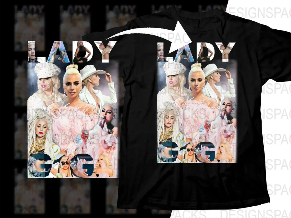 Lady Gaga Bootleg Png Digital Download