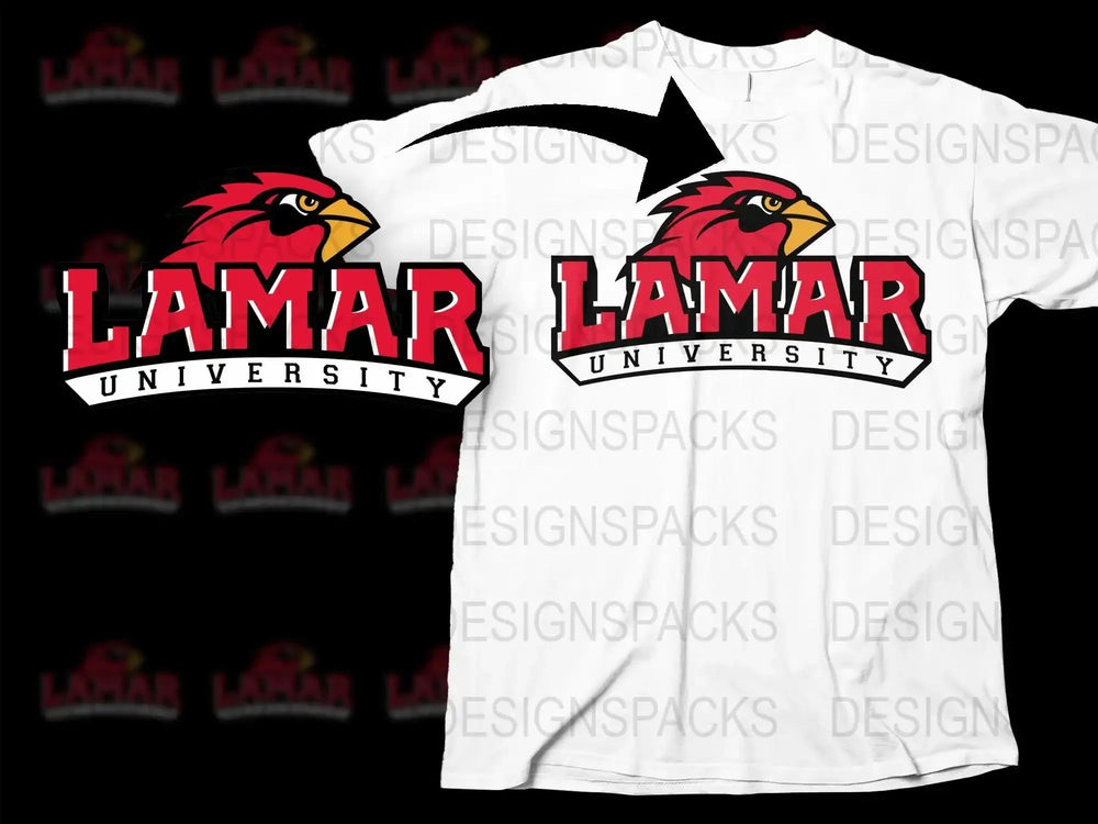 Lamar Cardinals College Football Png Digital Download