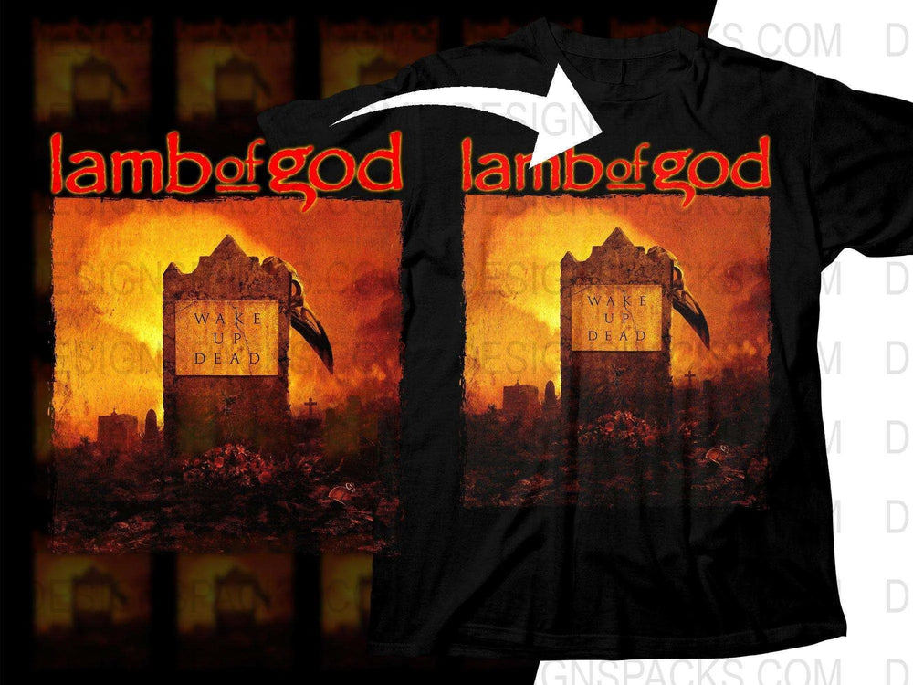 Lamb Of God Wake Up Dead Png Halftone Digital Download