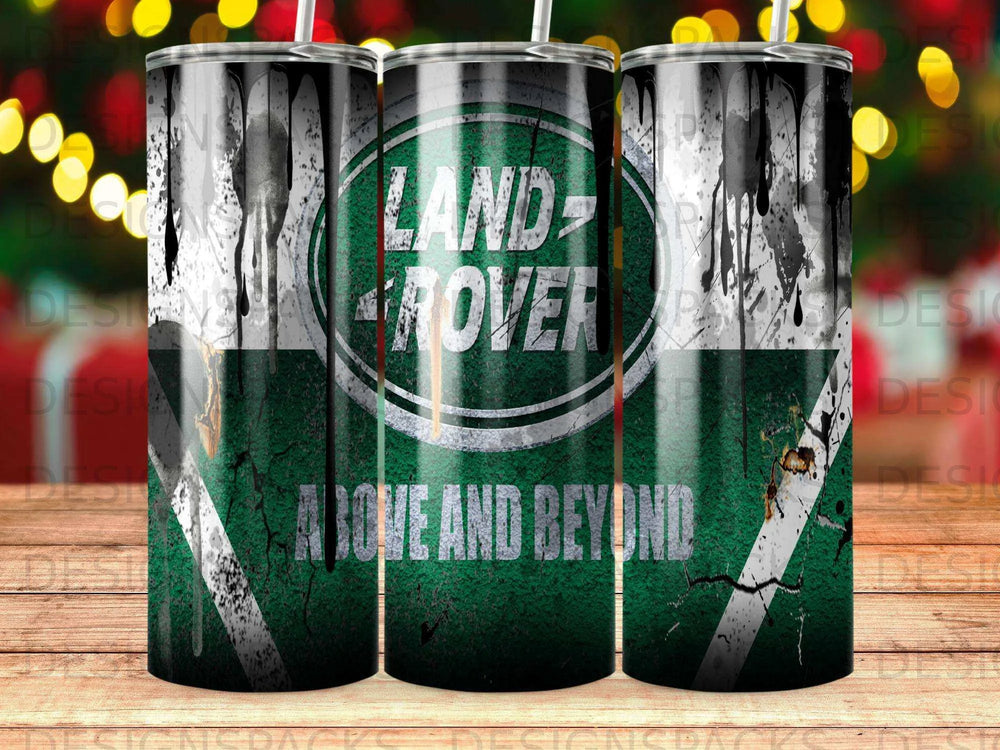LAND-ROVER ABOVE AND BEYOND Tumbler Digital Wrap Design