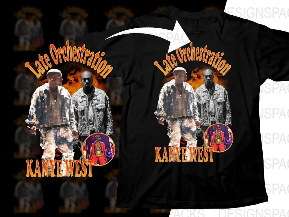Late Orchestration Kanye West Graphic Png Digital Download