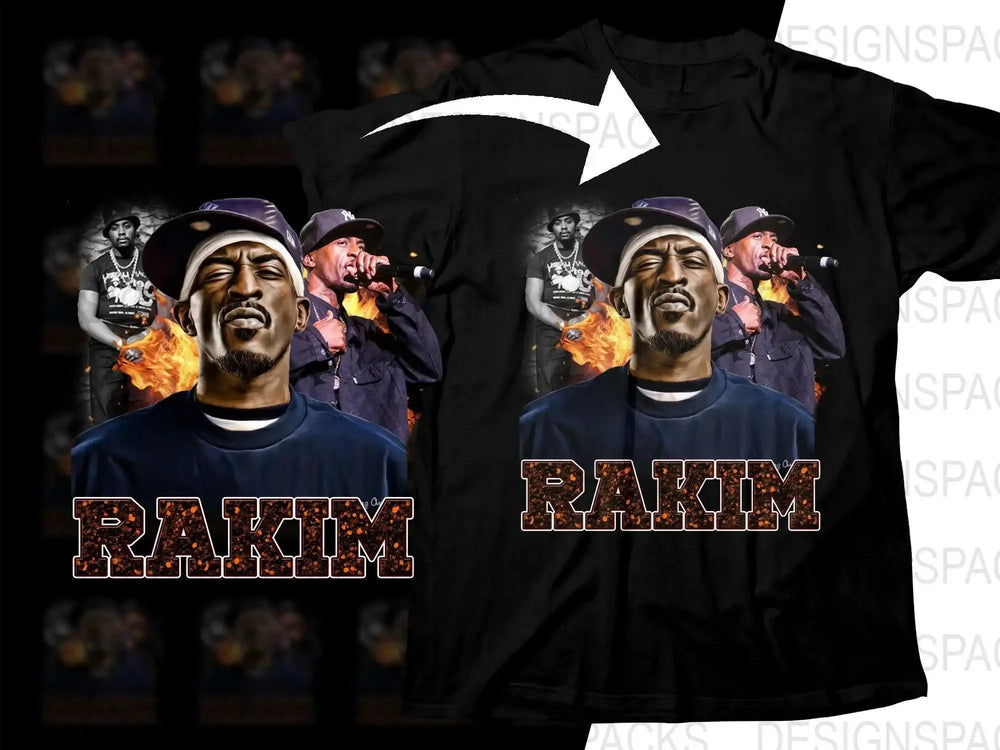 Legendary Hip Hop Icon Rakim Bootleg Music Png Digital Download