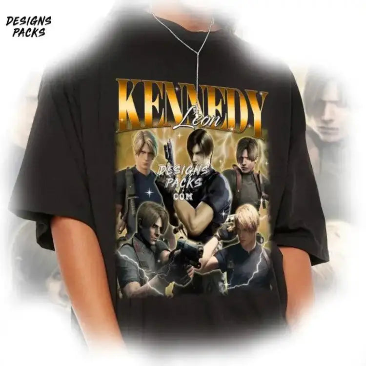 Leon Residence Evil S. Kennedy Vintage Png Design