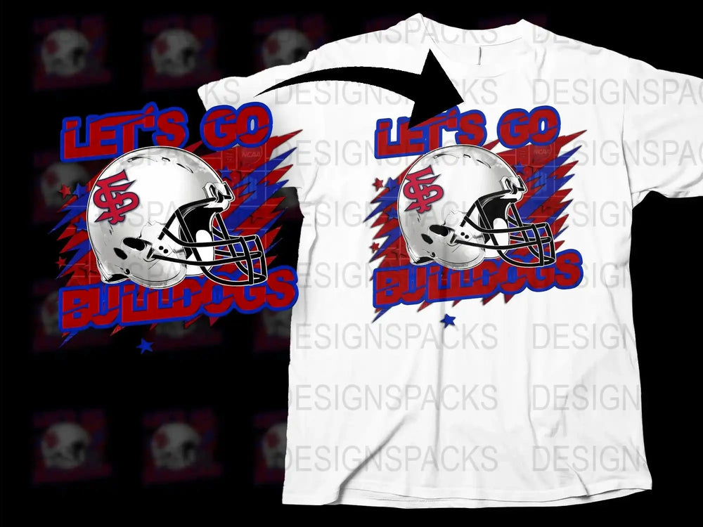 Let's Go Blunders Football Helmet Graphic T-Shirt, Sports Fan Tee, Bold Team Support Shirt, Unique Athletic Apparel