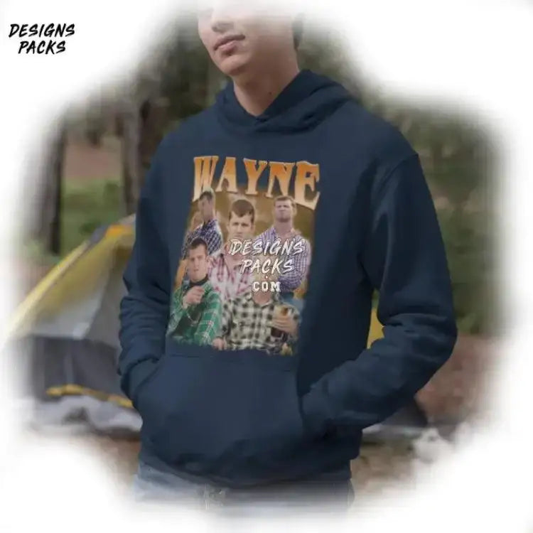 Letterkenny Vintage Wayne 90S Png Design