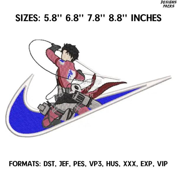 Levi Akkerman Embroidery Design File / Attack on Titan Anime Embroidery Design/. Nike Levi
