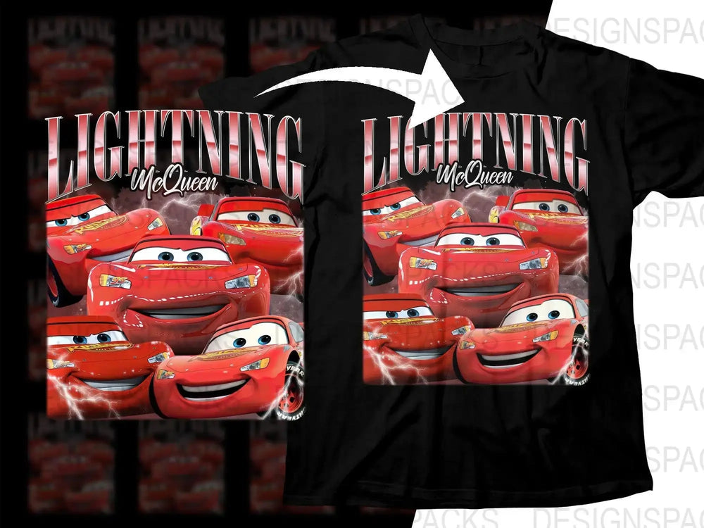 Lightning McQueen Multiple Poses Png Digital Download