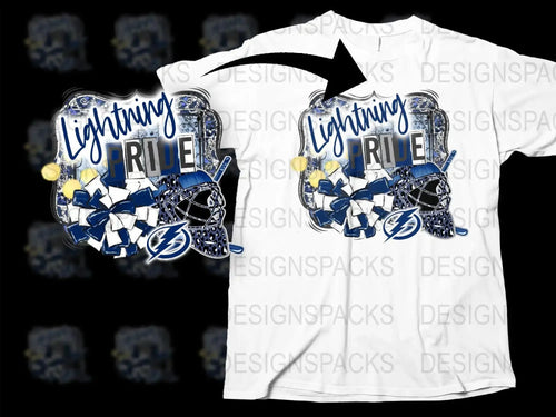 Lightning Pride NHL Team Logo Graphic Png Digital Download