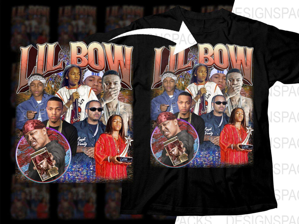 Lil Bow Classic Music Bootleg Graphic Png Digital Download