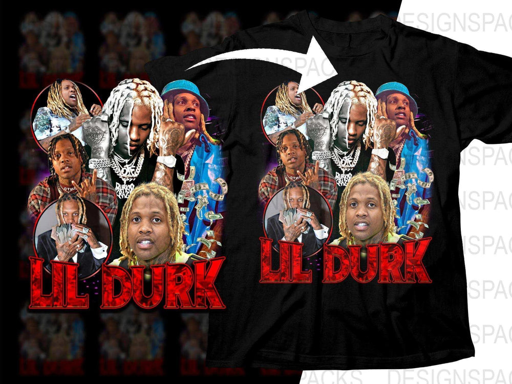 Lil Durk Bootleg Fan Art Music Bootleg Png Digital Download