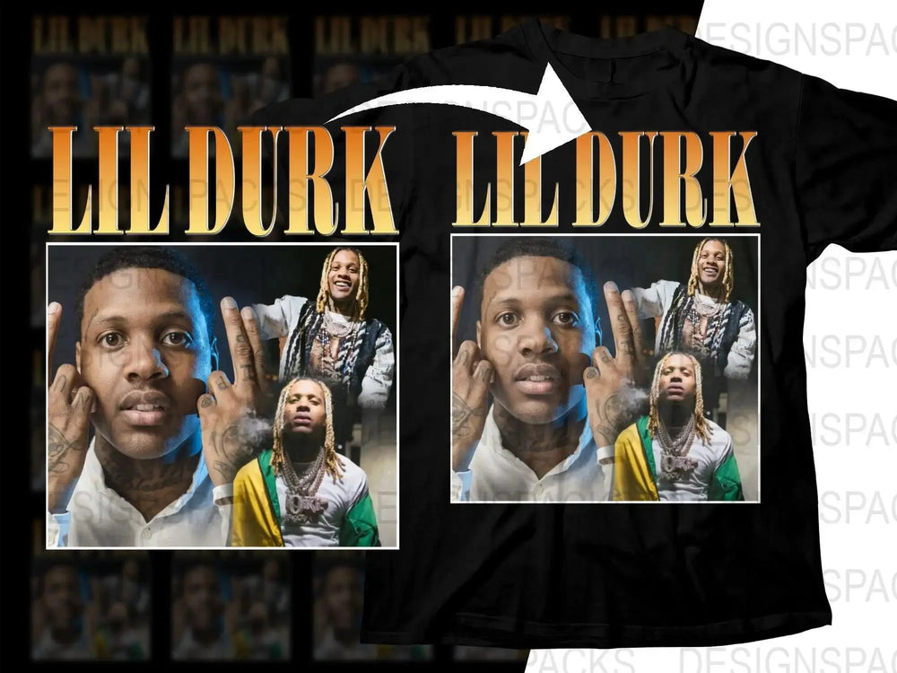 Lil Durk Bootleg Music Bootleg Graphic Png Digital Download