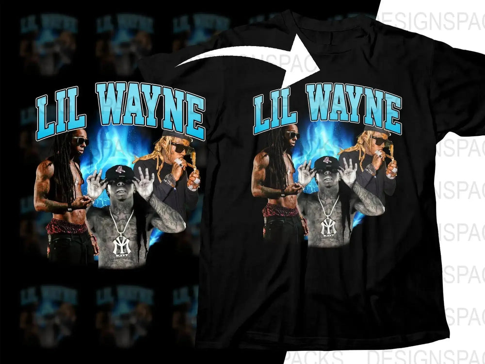 Lil Wayne Bootleg Music Png Digital Download with Artistic Design