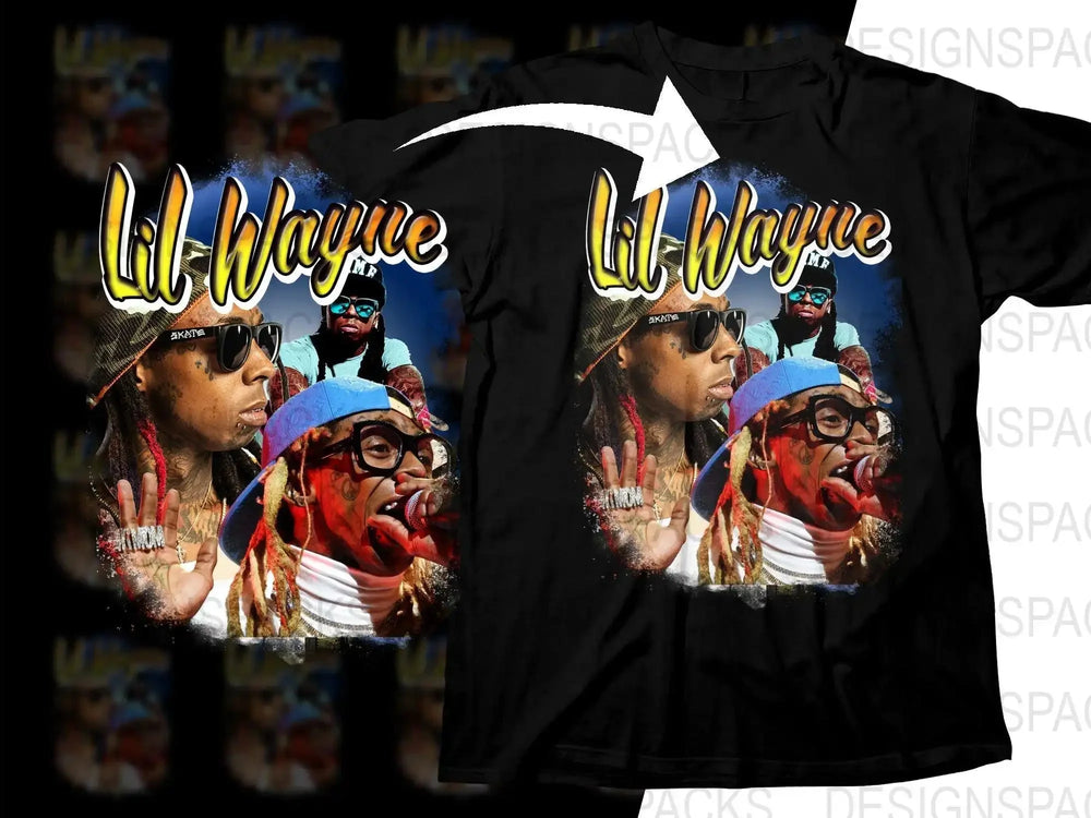 Lil Wayne Fan Art Graphic Print Hip Hop Music Png Digital Download