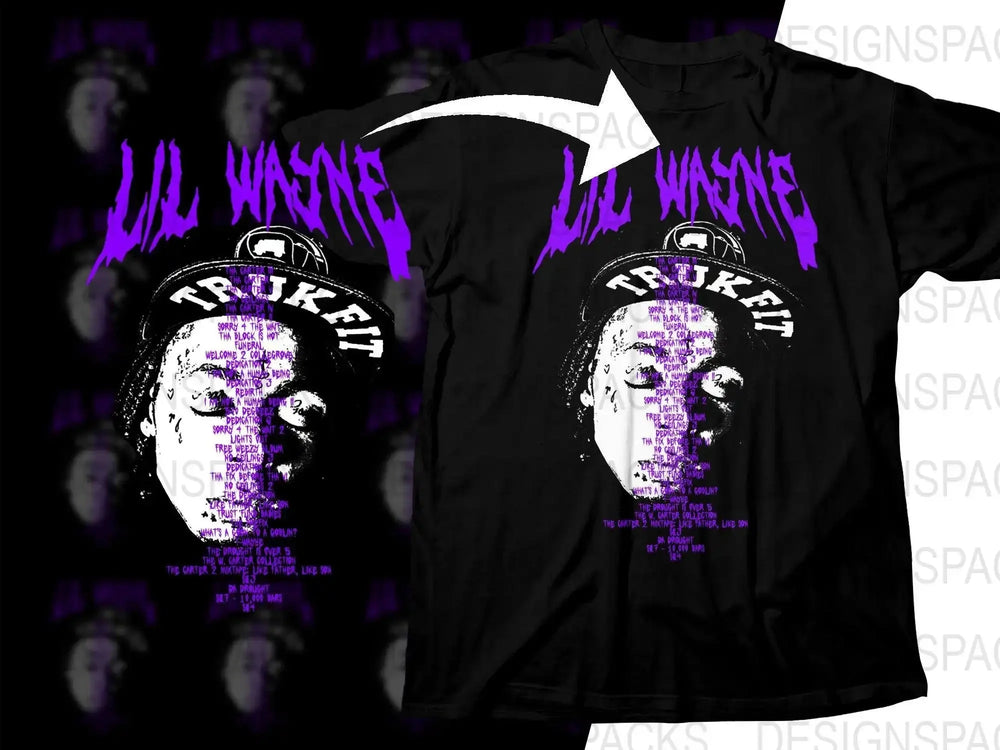 LIL WAYNE Music Artist Streetwear Png Digital Download