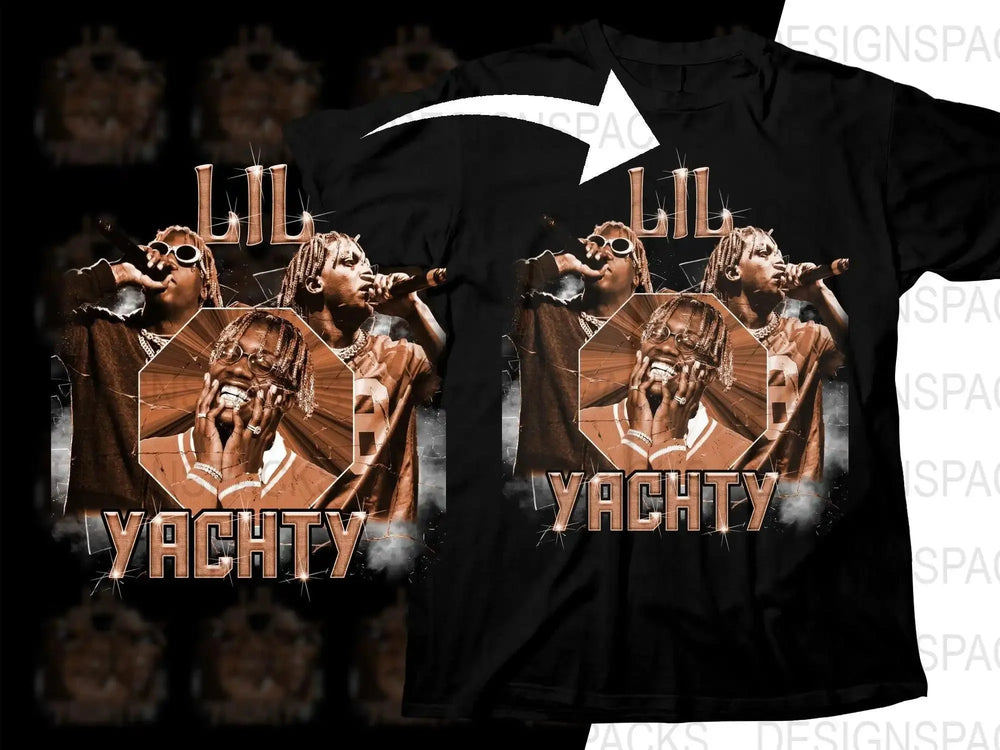 Lil Yachty Triptych Design Graphic Print Png Digital Download