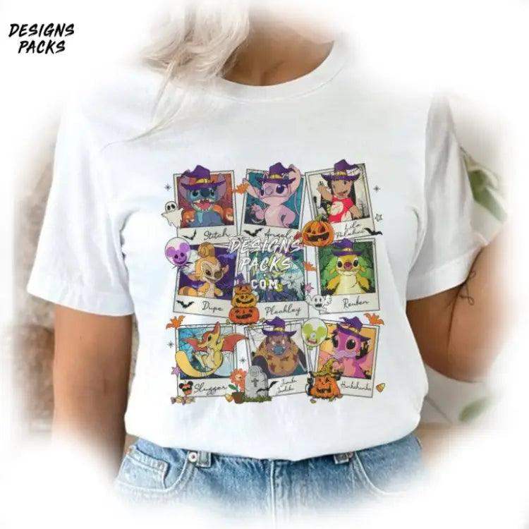 Lilo And Stitch Cartoon Land Halloween Png Design