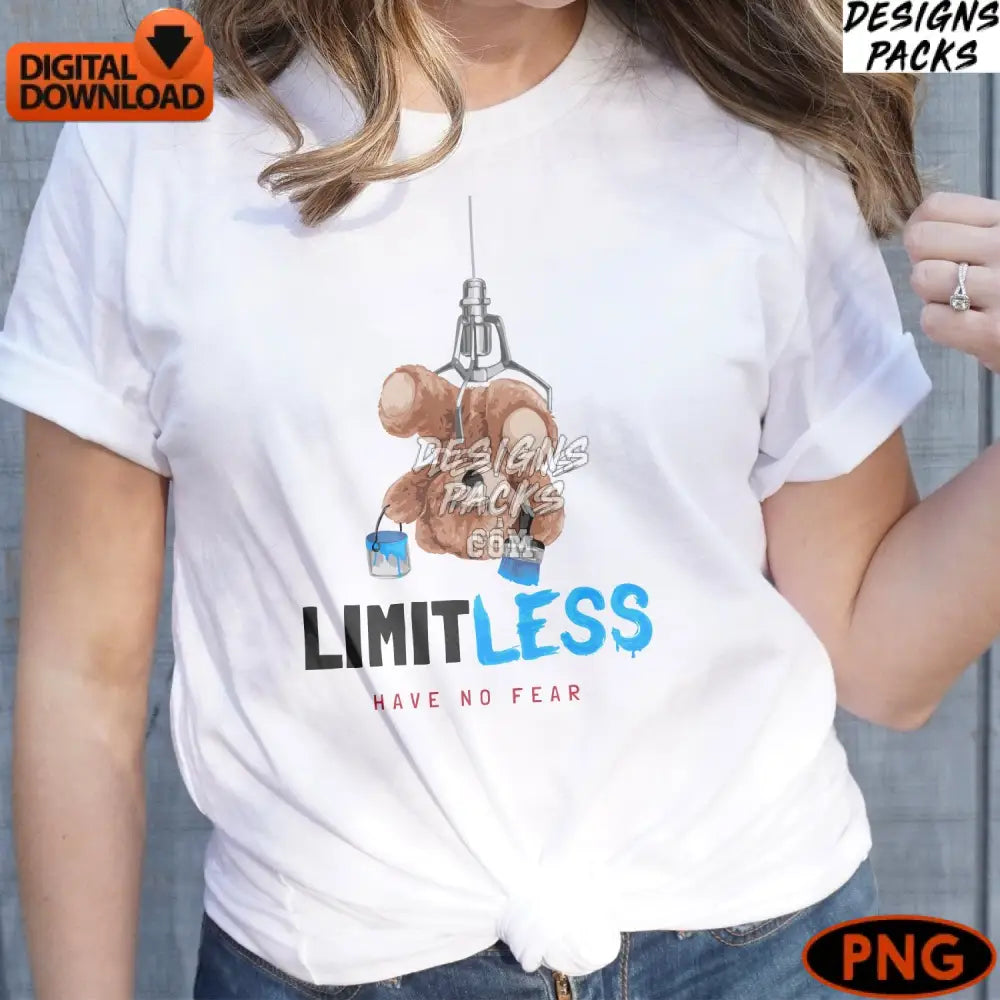 Limitless Teddy Bear Claw Machine Digital Art Instant Download Png Inspiring Kid’s