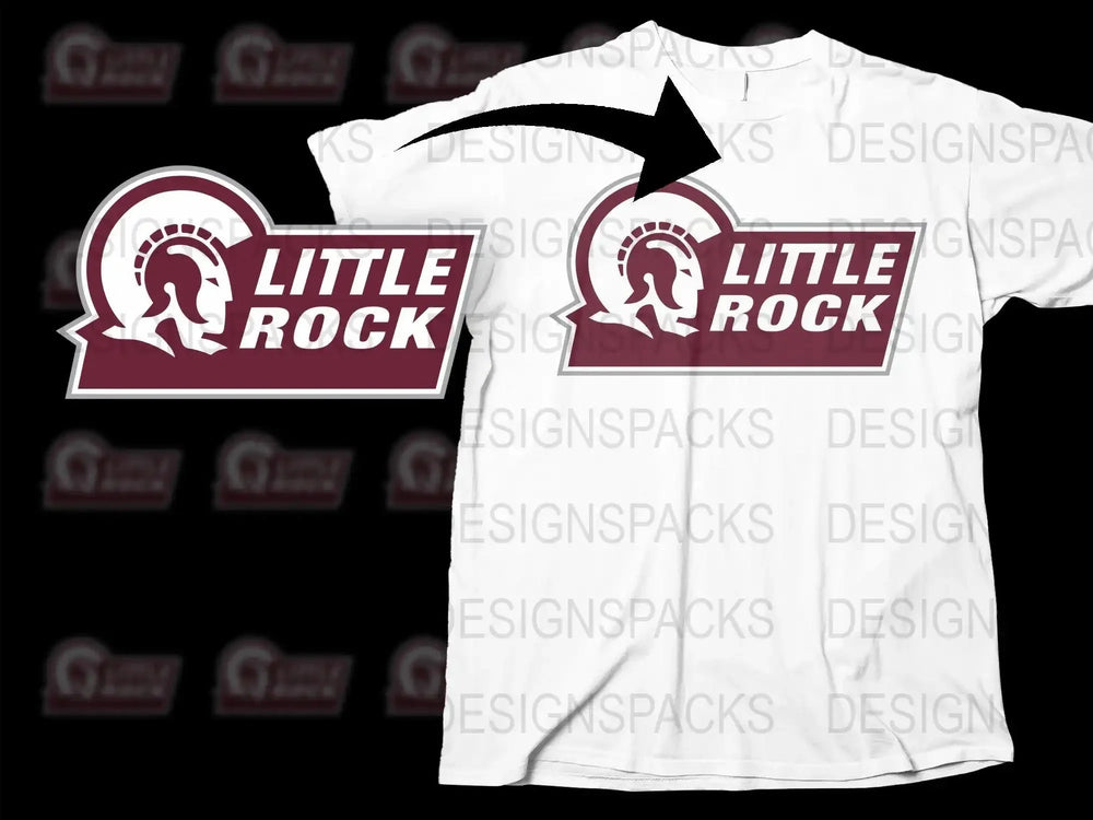 Little Rock Trojans College Football Png Digital Download