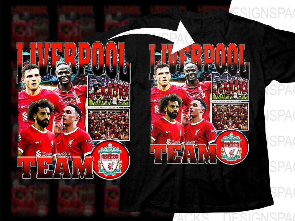Liverpool Team Soccer Graphic Soccer Png Digital Download