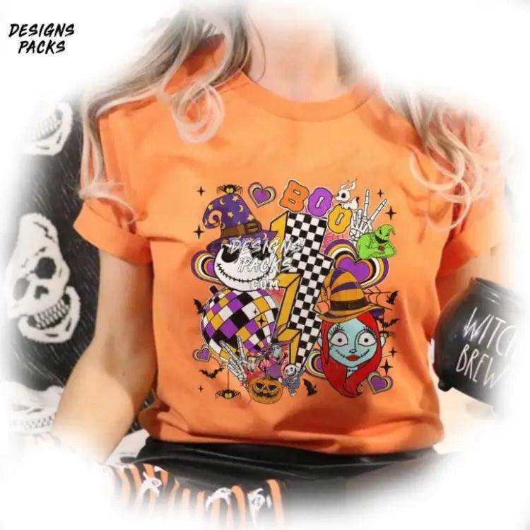 Lock Shock Barrel Oogie Boogie Bash Nightmare Before Christmas Checkered Halloween Png Design