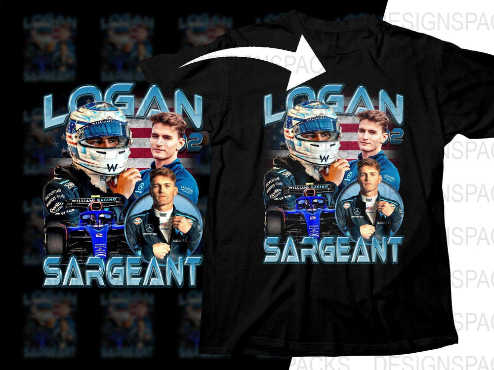 Logan Sargeant Racing Team F1 Driver Tribute Png Digital Download