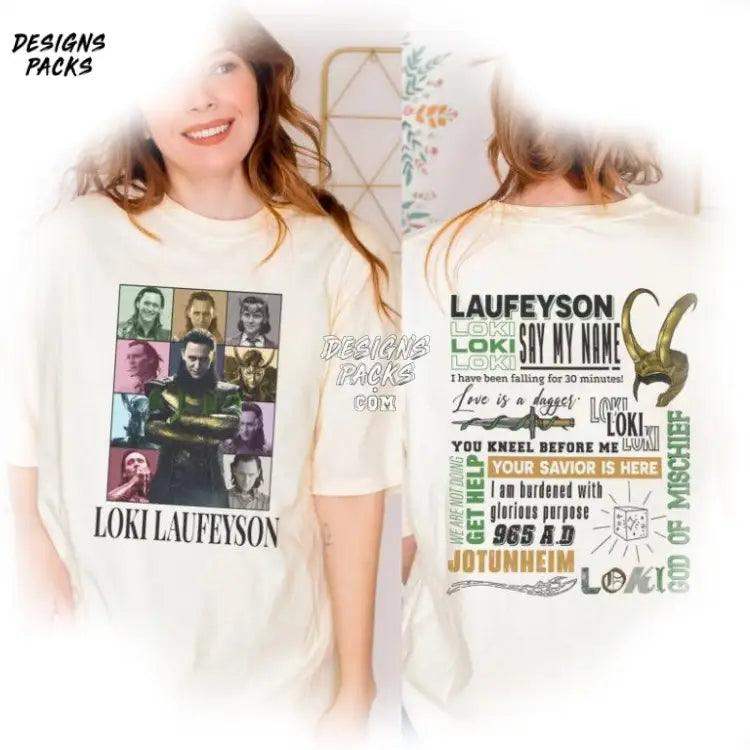 Loki God Of Mischief Vintage Matching Avengers Laufeyson Eras Tour Png Design