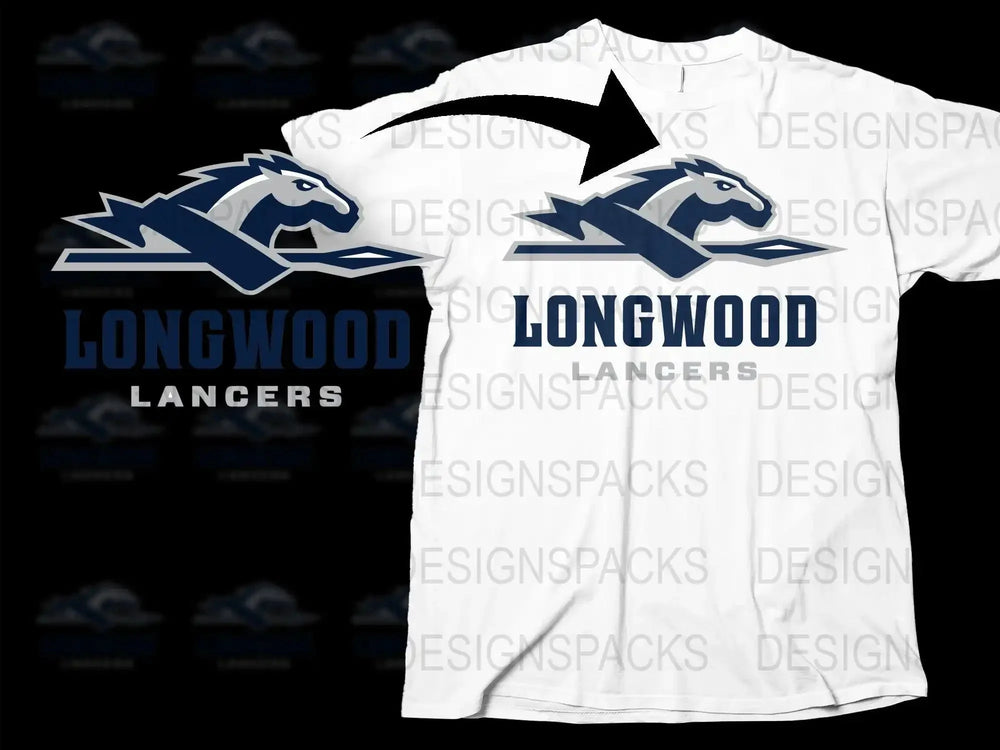 Longwood Lancers College Football Png Digital Download