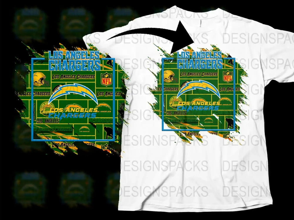 Los Angeles Chargers Inspired Vintage Football T-Shirt, Retro NFL Fan Apparel, Graphic Tee