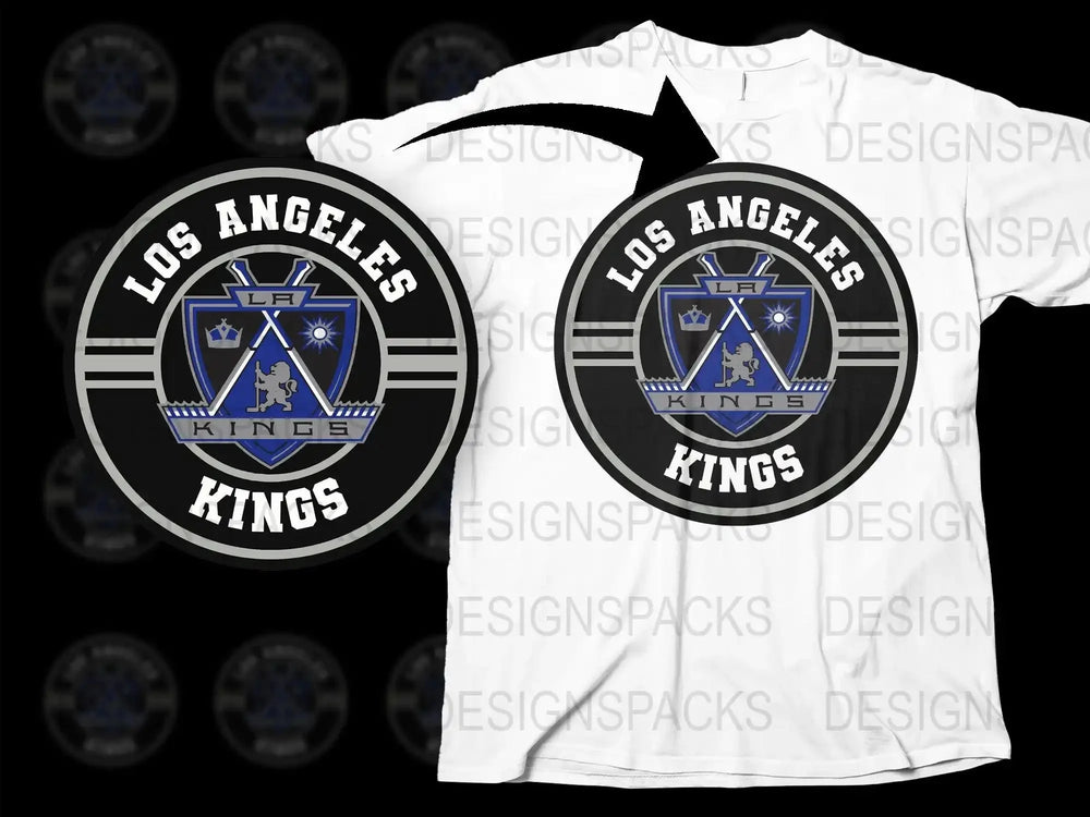 Los Angeles Kings Iconic Style Comfortable Png Digital Download