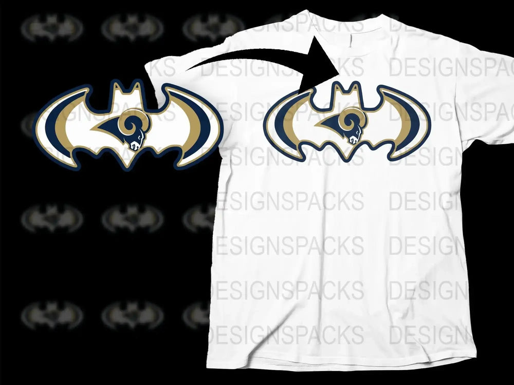 Batman Inspired Graphic T-Shirt, White Superhero Logo Tee, Unisex Adult and Kids Sizes Available.