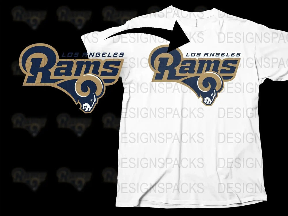 Los Angeles Rams Inspired T-Shirt, Sports Fan Apparel, Football Team Graphic Tee, Unisex Clothing Gift