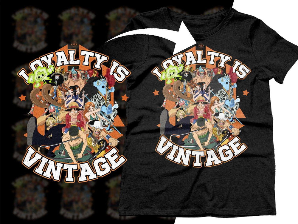 Loyalty Is Vintage One Piece Anime Bootleg Graphic Png Digital DOWNLOAD