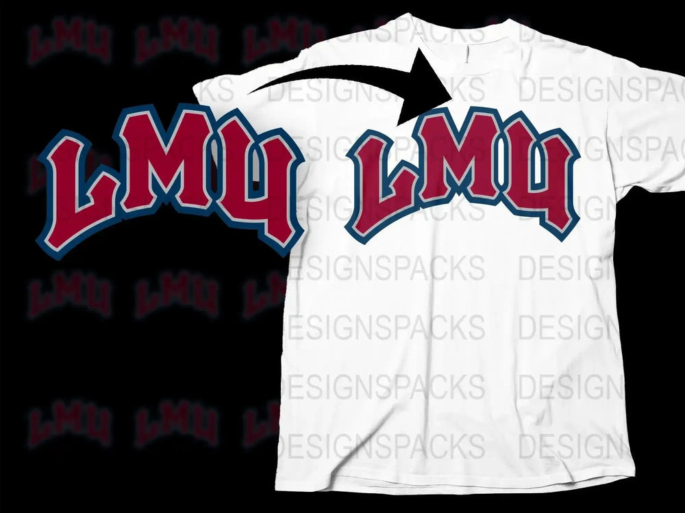 Loyola Marymount Lions College Football Png Digital Download