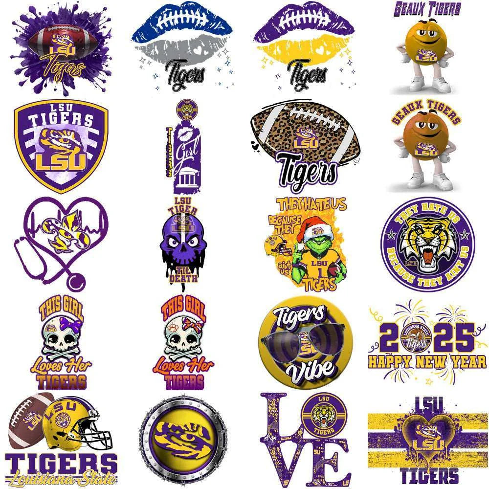 114 LSU Tigers Designs Bundle PNG