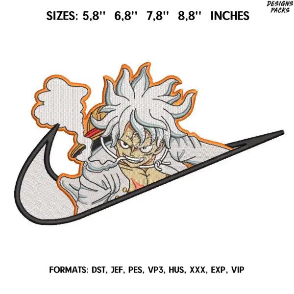 Luffy Embroidery Design File/ One piece Anime Embroidery Design/ Machine  Design Pes Dst. Monkey D Luffy embroidery pes